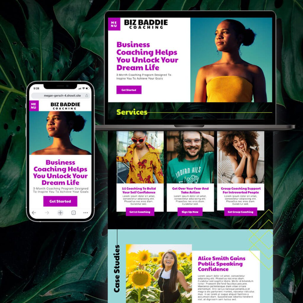 Website In A Day Template By Megan Gersch